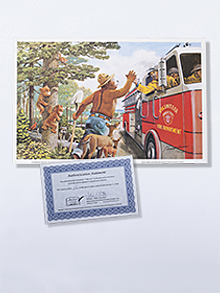 Signed Smokey Bear Poster