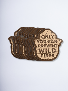 Smokey Bear 2" Magnets (pack of 25) tan/brown